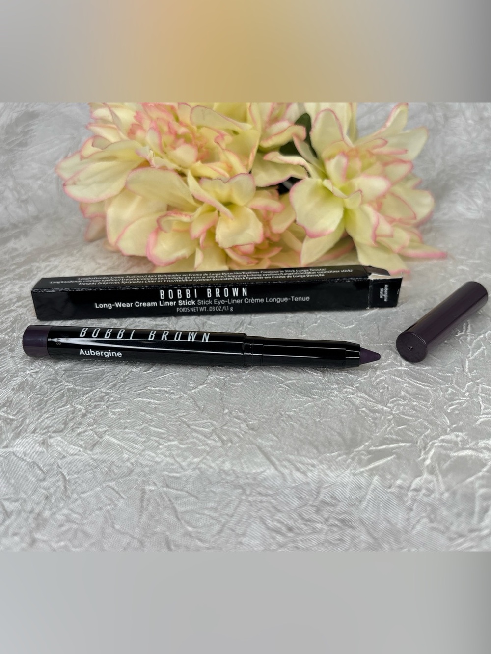 BOBBI BROWN Longwear Cream Liner Stick - Aubergine Matte - Full Size NIB